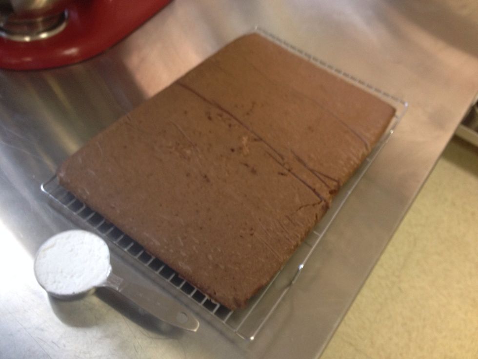 Dust with the 1/4 cup of powdered sugar and roll up with a clean towel