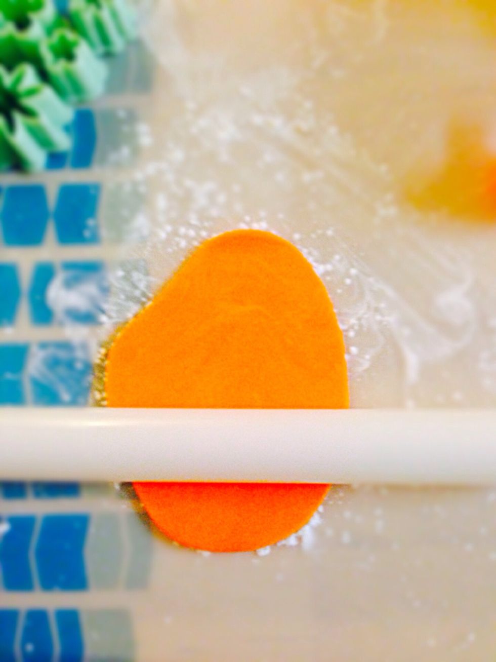 Dust your work surface and your hands with a little cornstarch and roll the fondant