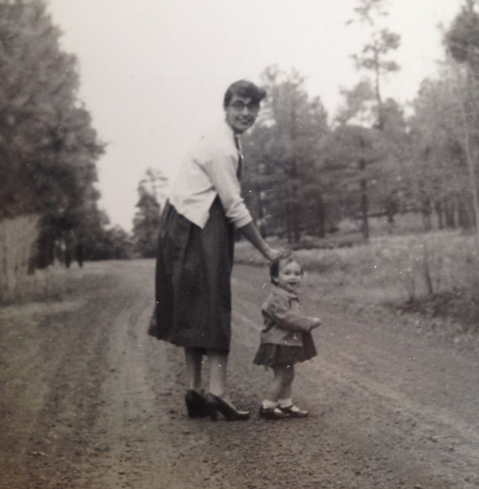 Each culture, religion and nation has beliefs and customs on how to handle the passing of a loved one. I'm no expert - just sharing with you what I'm learning as I walk this path.  (That's mom & me.)
