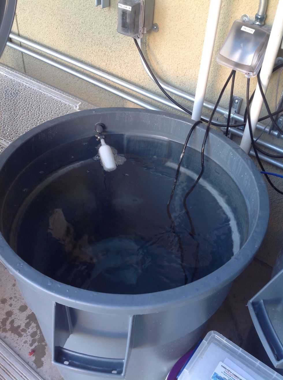 Each drum should have a heater and a pump. Whatever you do, make sure that the heater stays underwater. It will break if it touches the air.