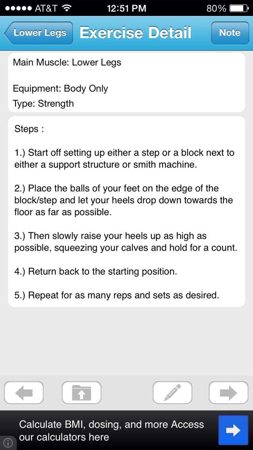 Each exercise gives a description and steps on how to complete it. To access this click on the exercise under the "exercise" category. If a client ever needs reminders this is a great and easy way.