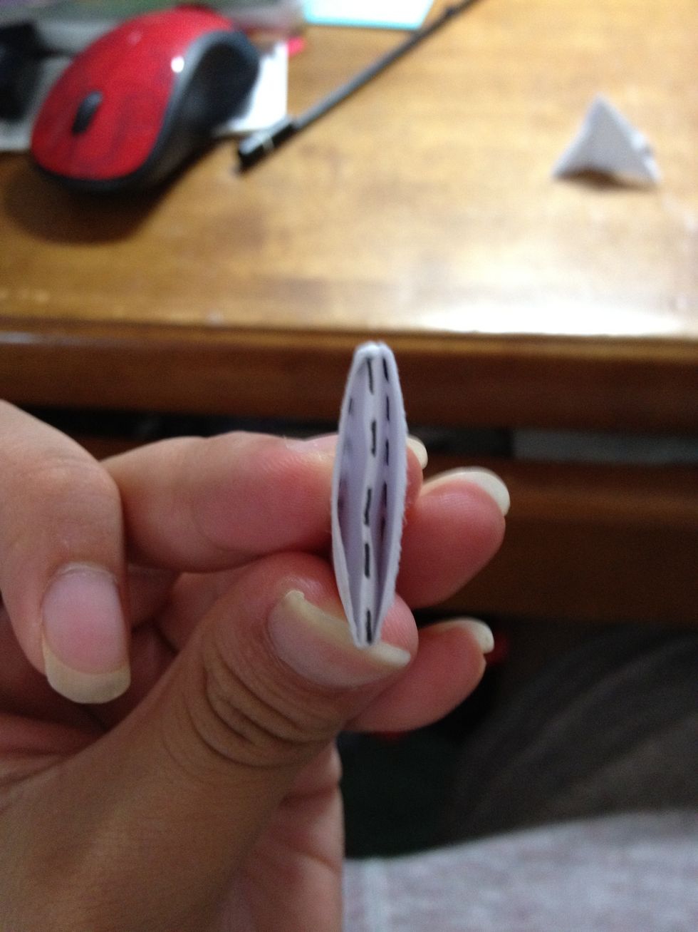 Each of the pieces you made have a pair of pockets on the bottom. By using these pockets, each piece is able to attach to another piece.