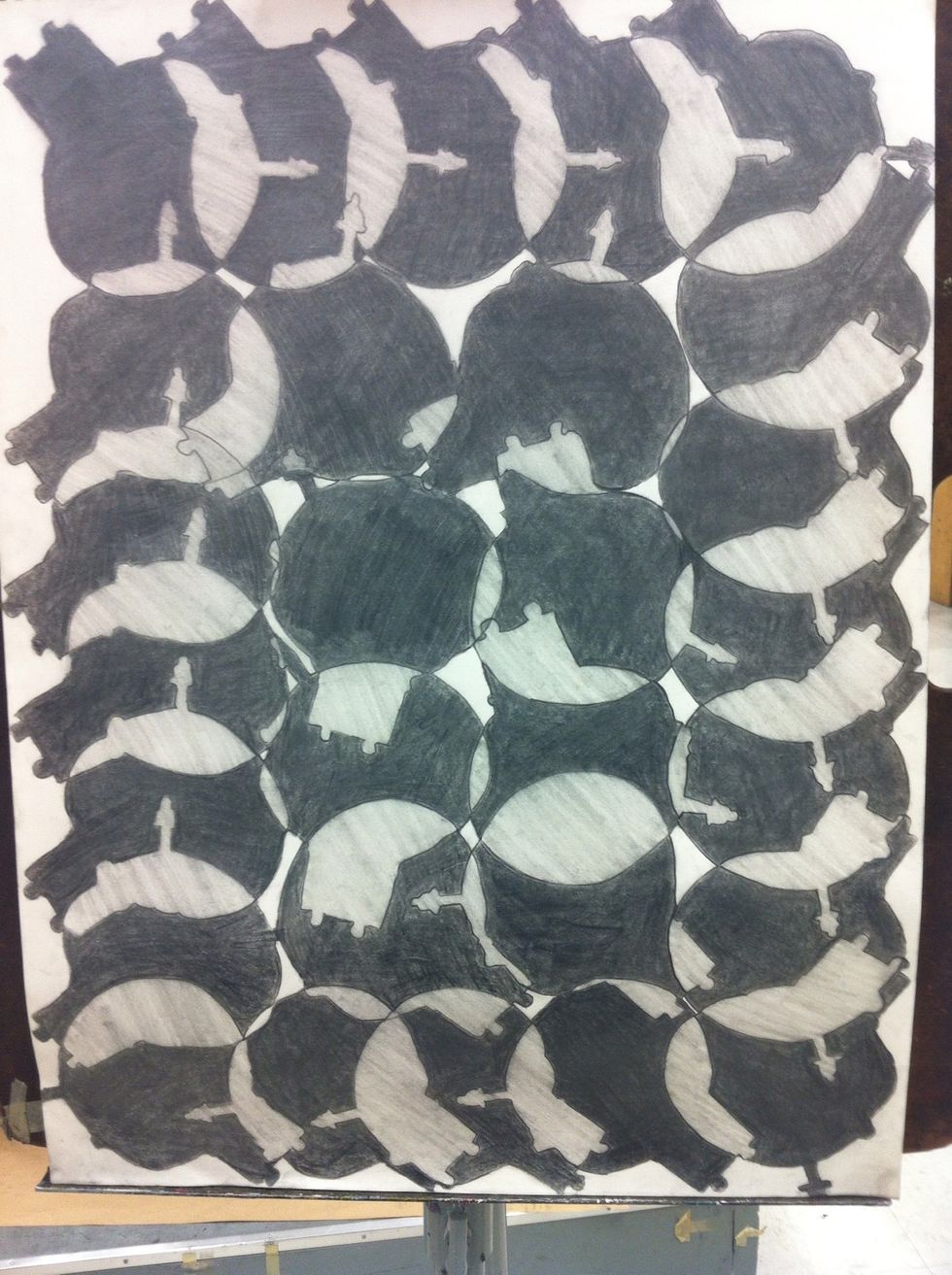 Each shape is defined with a different value.