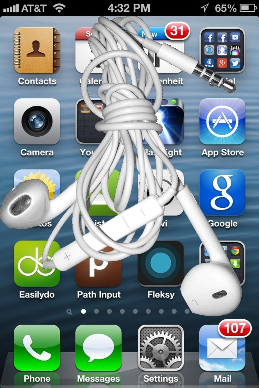 Ear buds. There are more object than I care to take the time to list here. One of my favorites is an Oreo cookie. :)