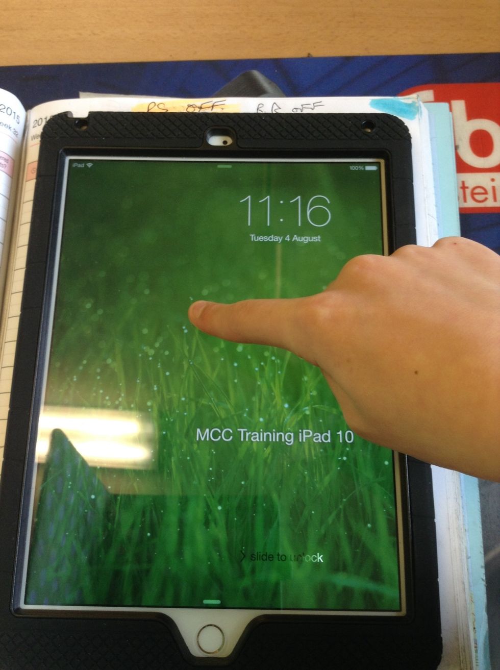 Easy life hack 1: open by sliding the screen higher x
