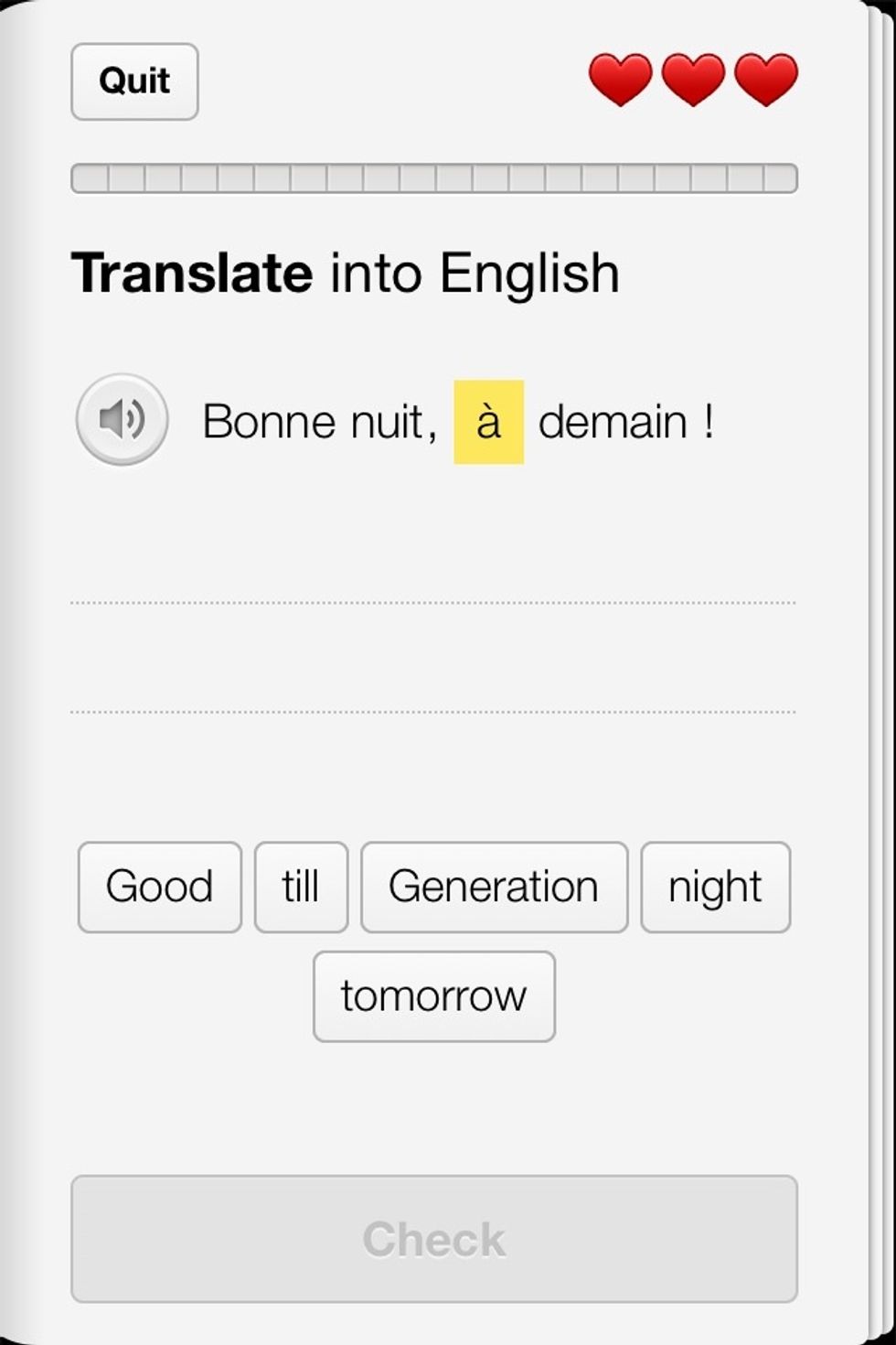Easy ways to learn, including multiple choice.