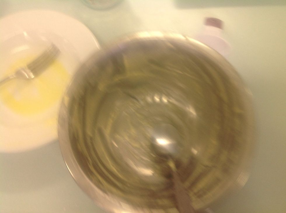 Eat any mixture left in your bowl then wash and dry your dishes