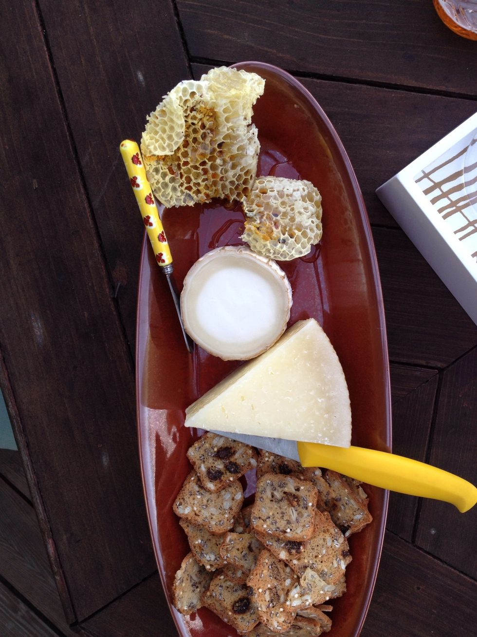 Eat the honeycomb!