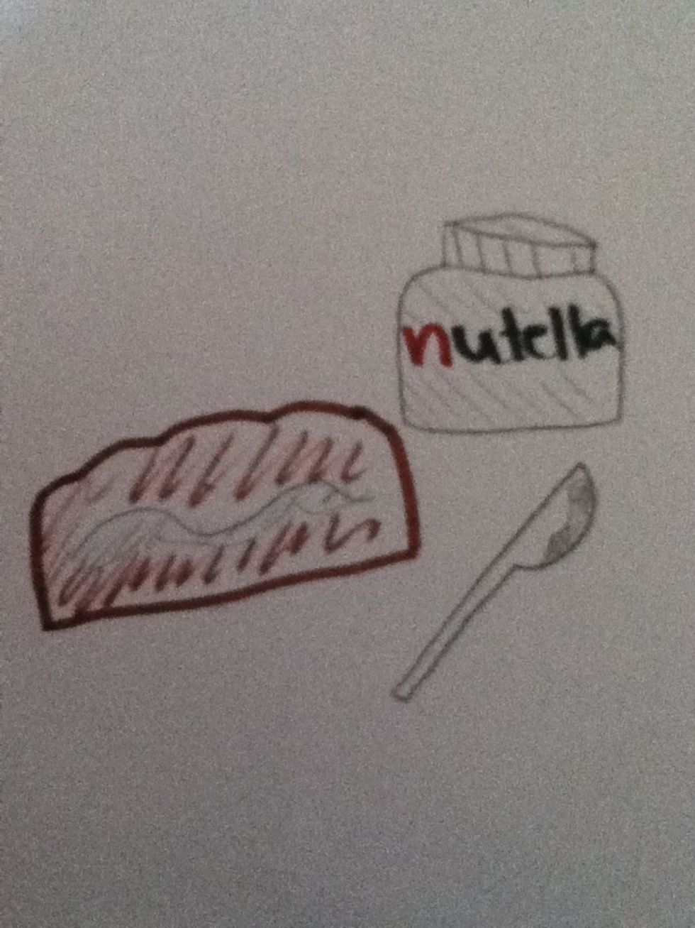 Eat with Nutella \ud83d\udc35\ud83d\udc12
