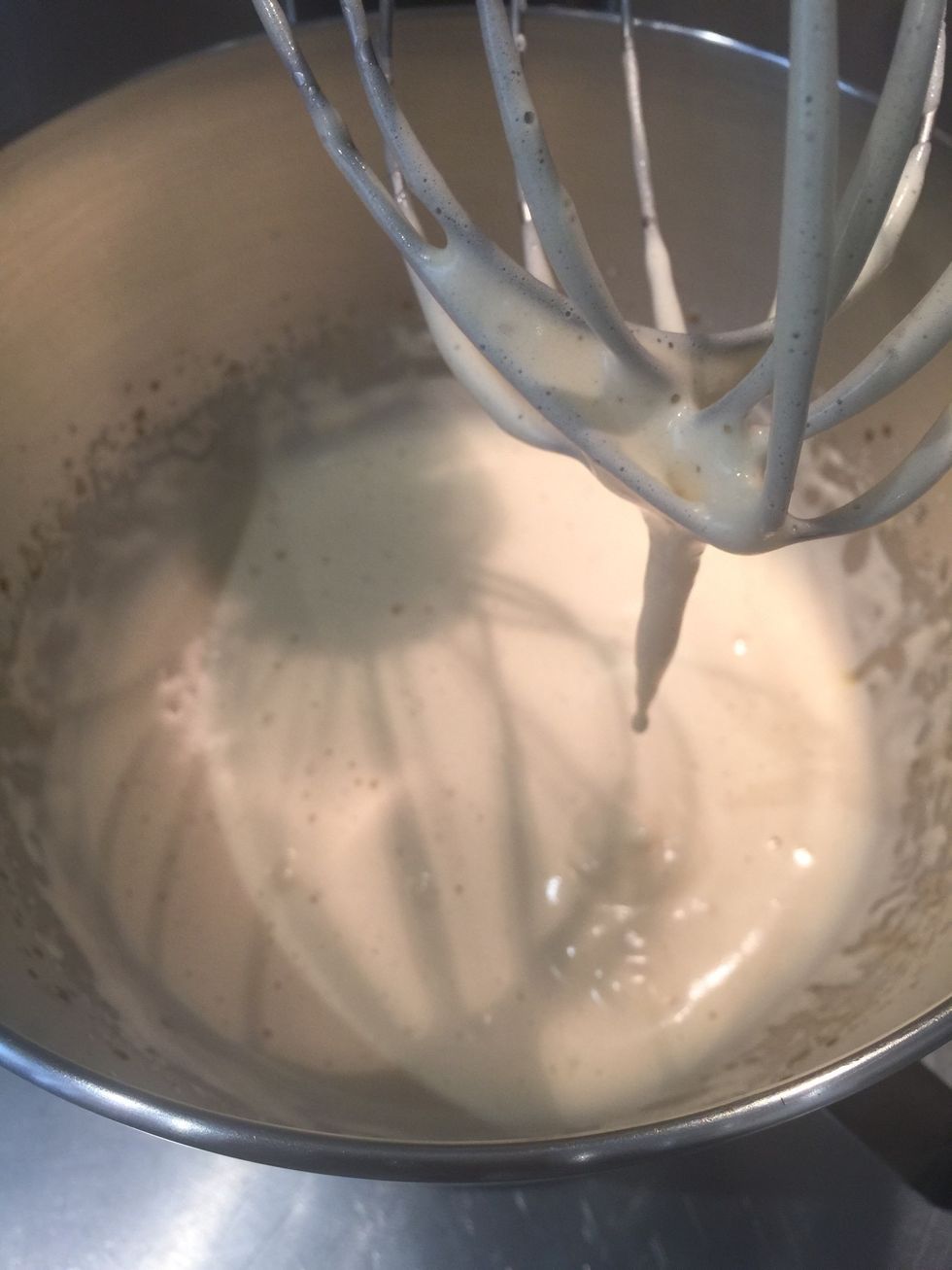 Egg butter mixture is ready