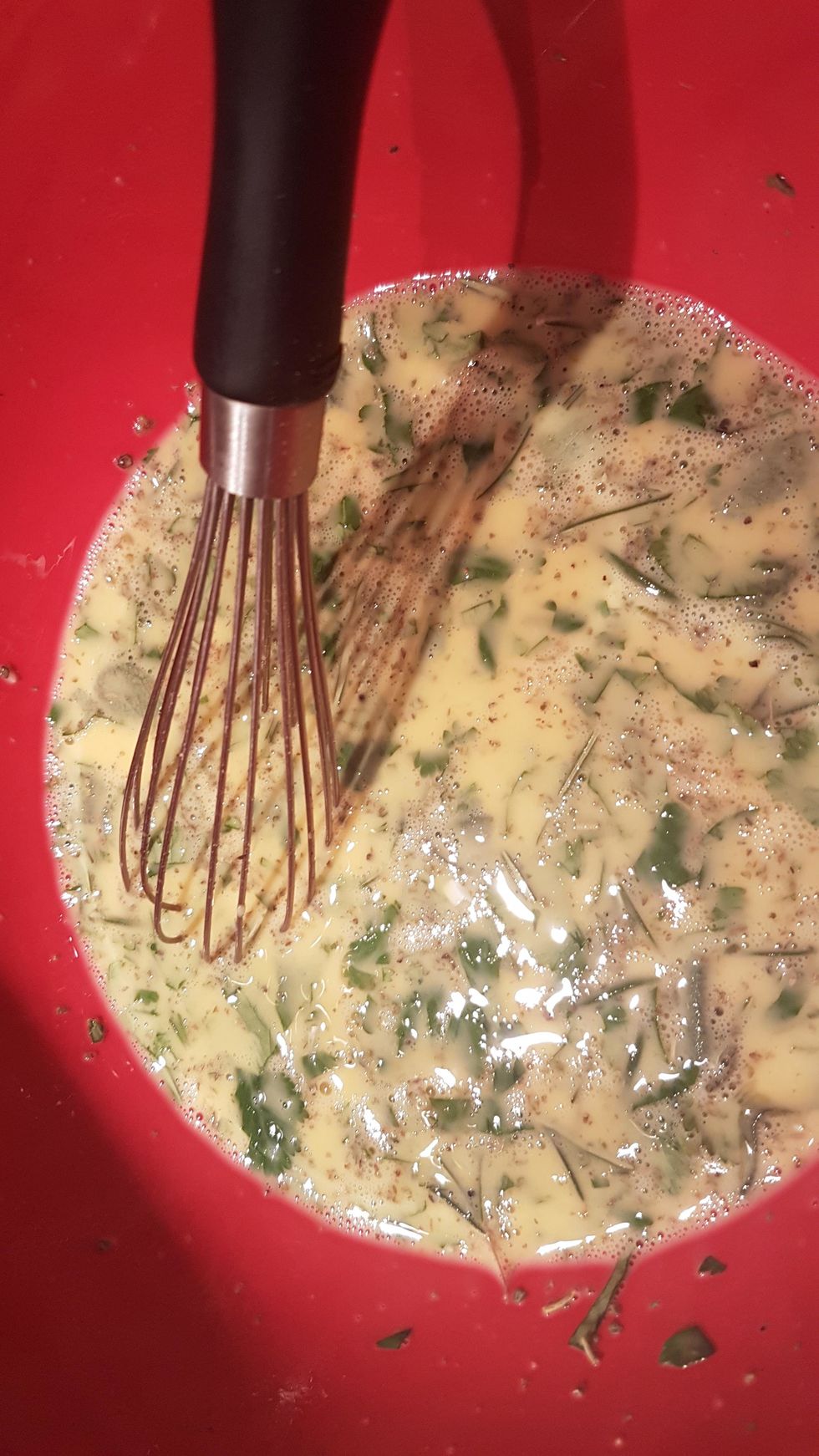 Egg mixture Done