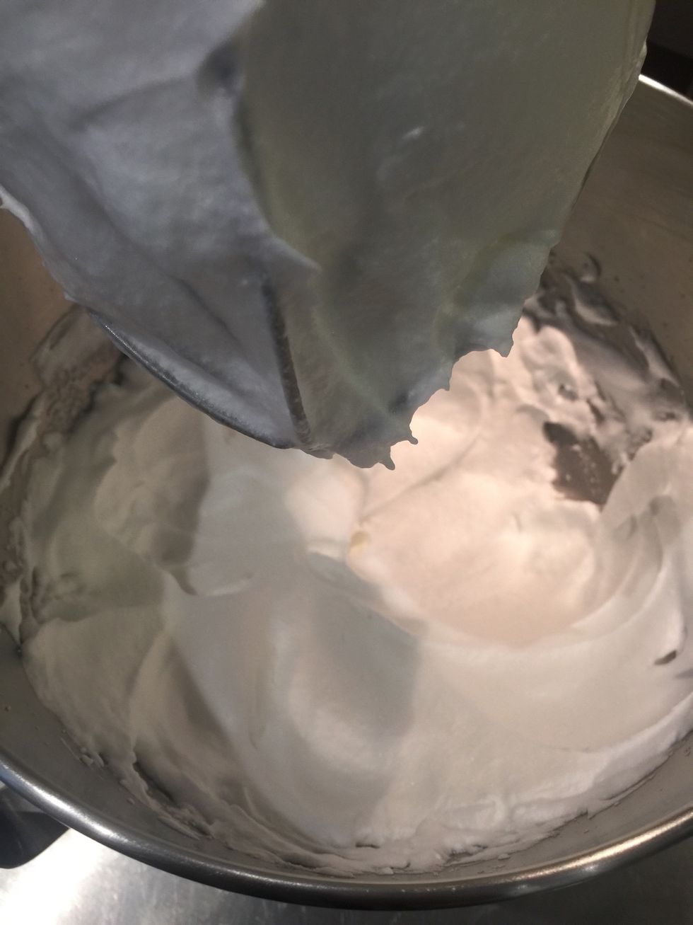 Egg whites stiff peaks