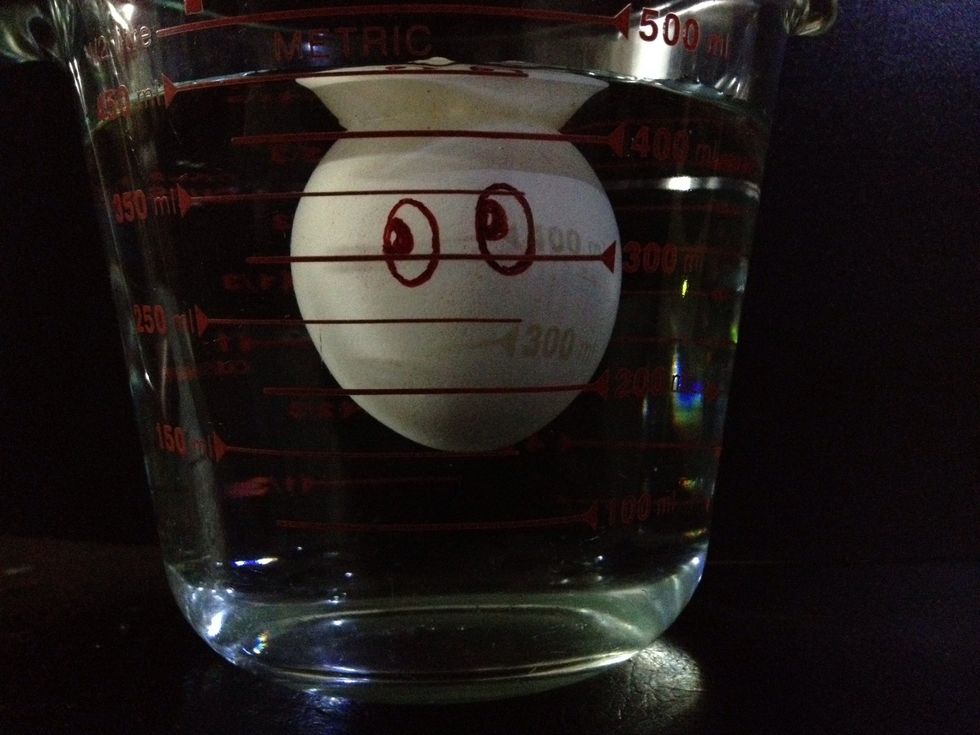 Eggs are ok for about 3 weeks in average. After more than 3 weeks - egg floats to the top - bad - discard. A bad egg is quite light in weight and smells pungent.