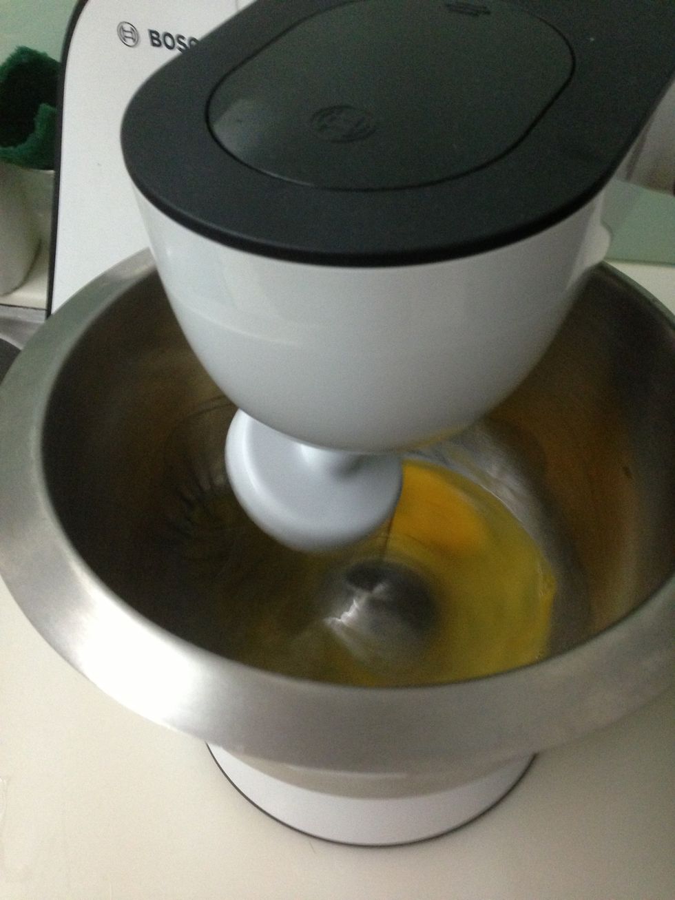 Eggs should be beaten until foamy