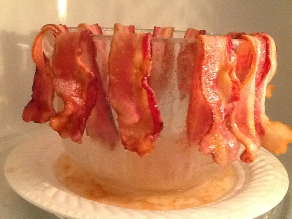 Eight minutes and good by me. I started eating at seven minutes.