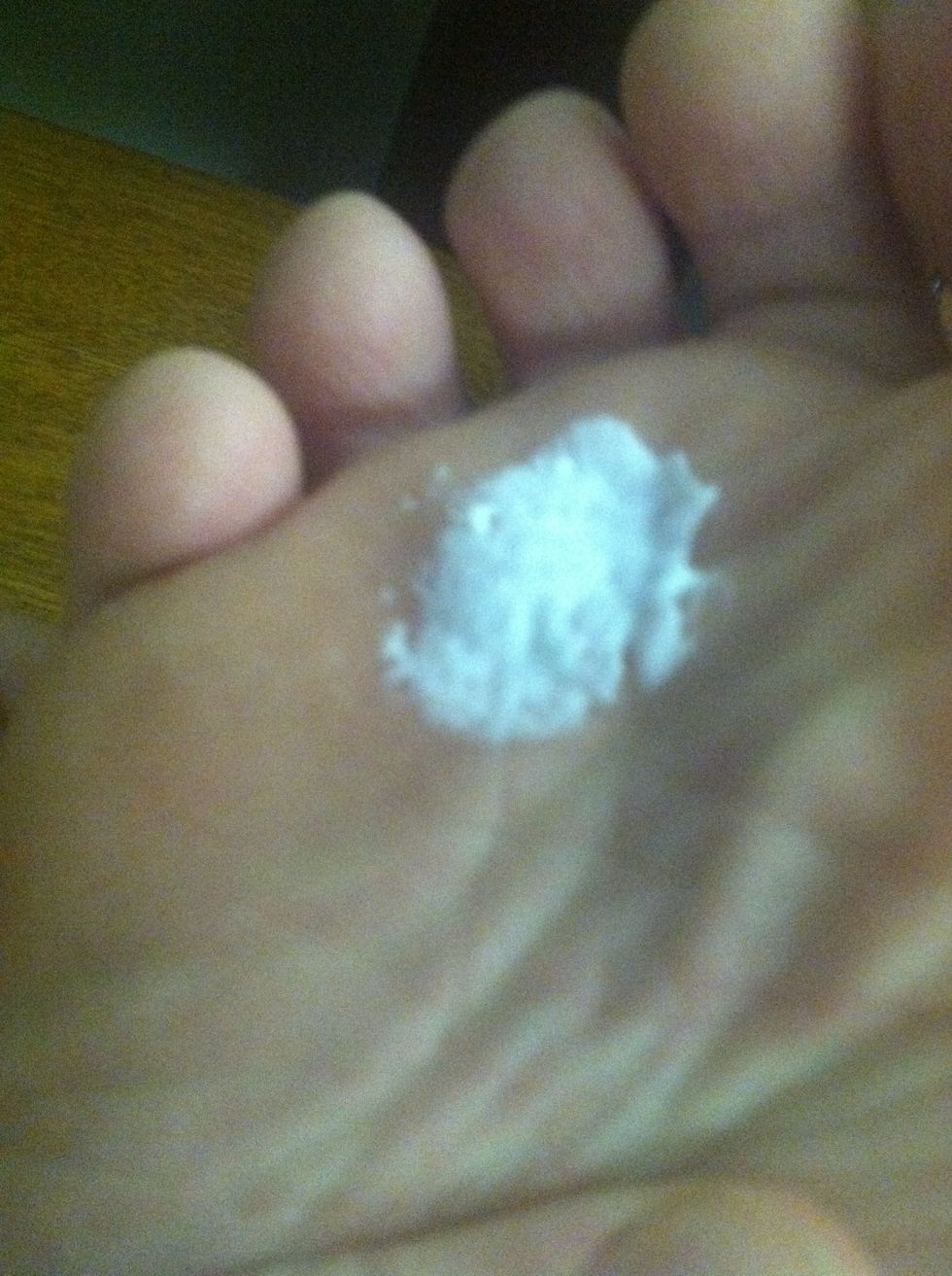 Either paint the glue on or use your finger