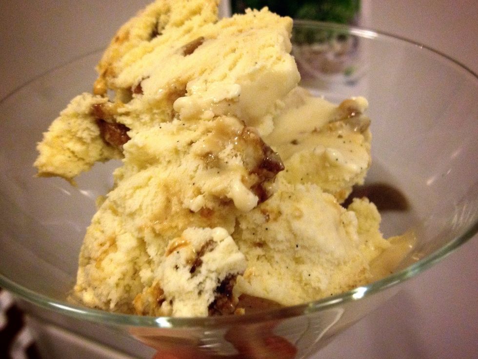 Either serve it the fancy way in a martini glass...