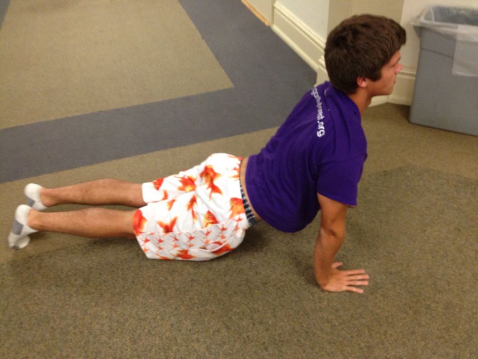 Either way, make sure your butt isn't too far down