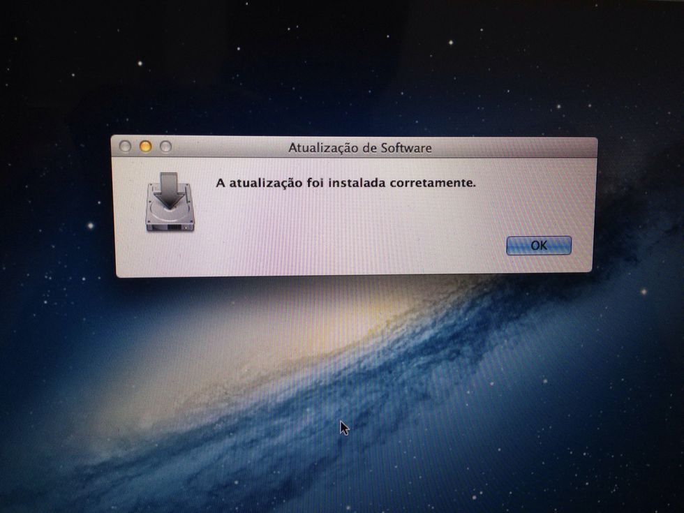 El mensaje final. Termin\u00f3 todo el proceso de instalaci\u00f3n.