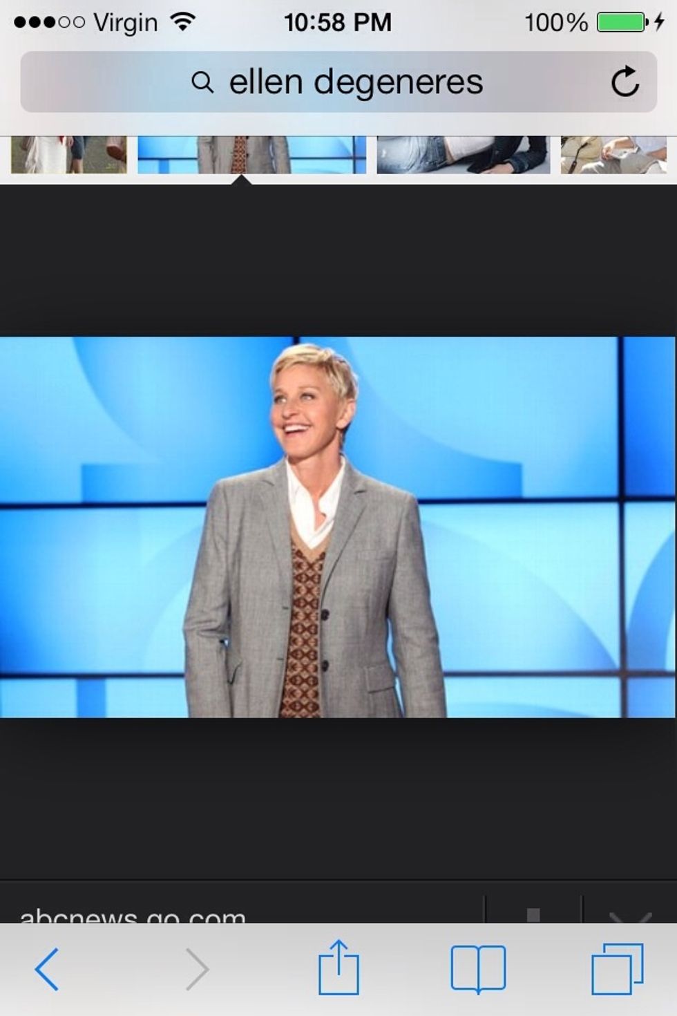 Ellen DeGeneres is a role model by supporting many charities and being proud of who she is. It is important to have a role model, but also to become one.