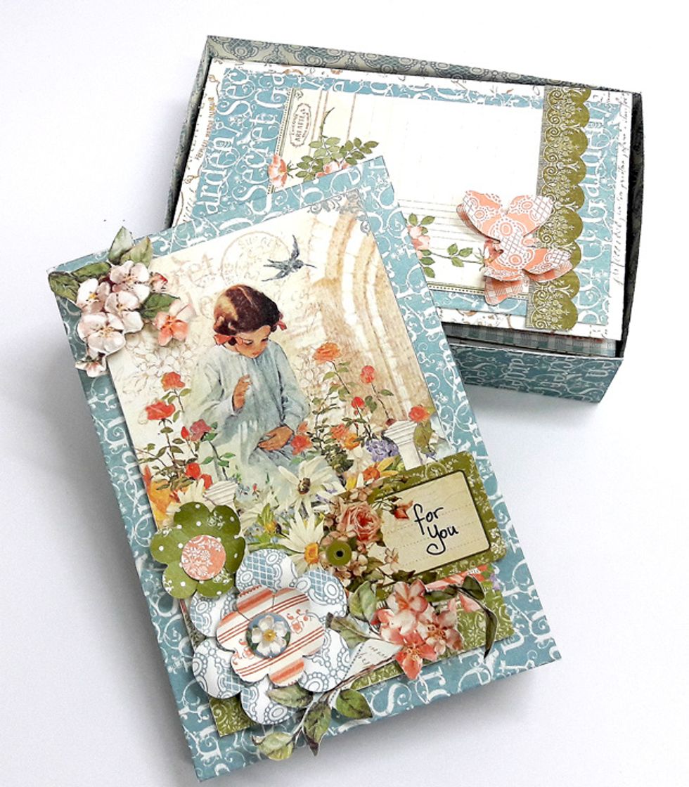 Embellish front of the box.