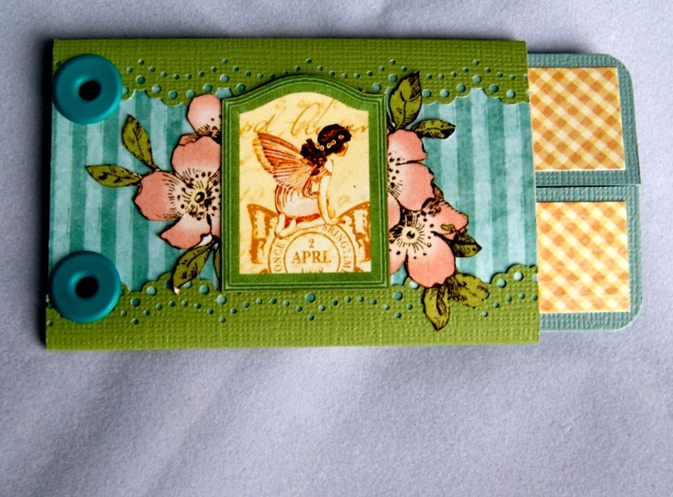 Embellishments don't have to complex. Let focal images be the centre embellishment