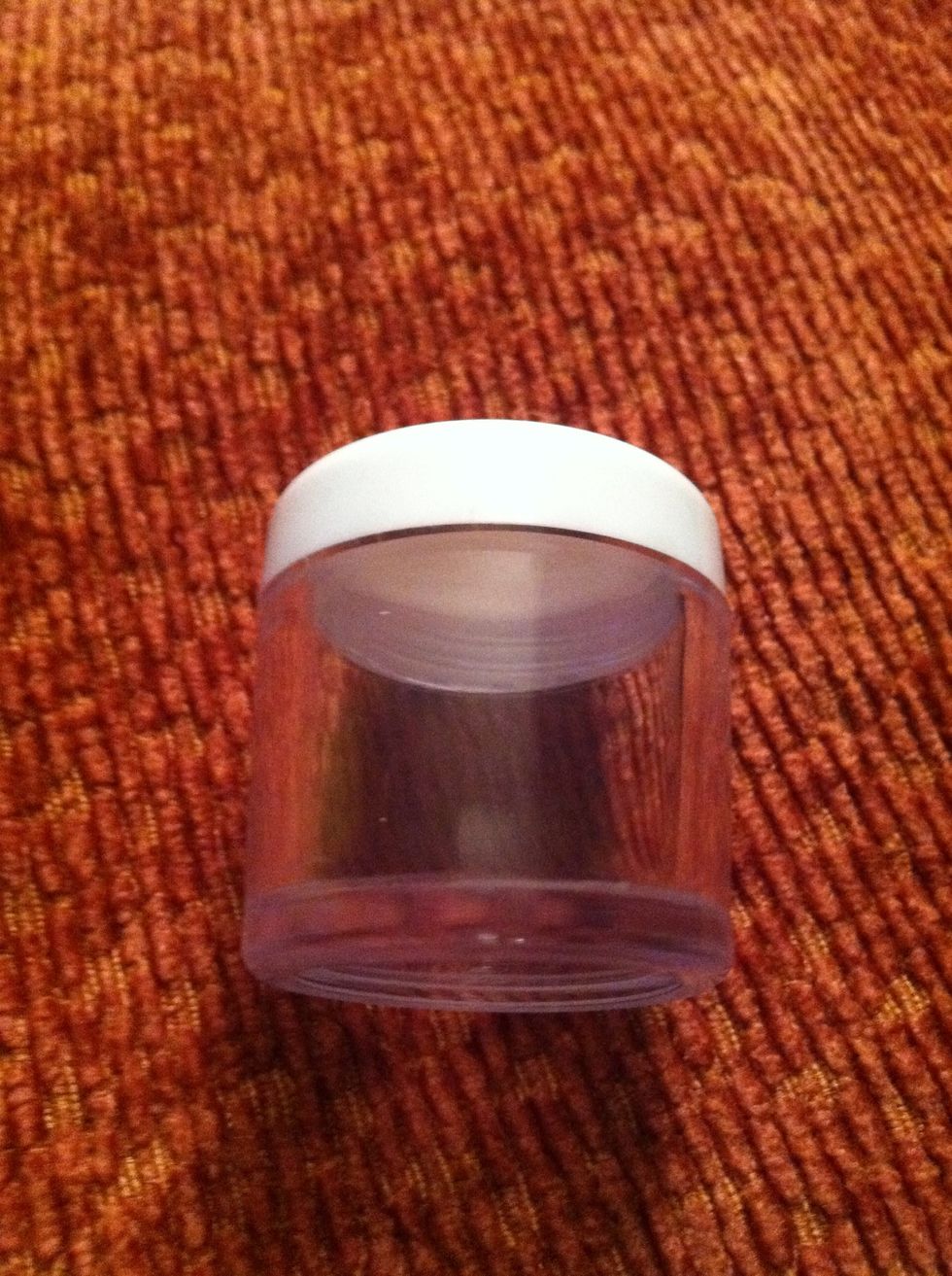 Empty pot. I got this from CVS within a traveling pouch with other pots.