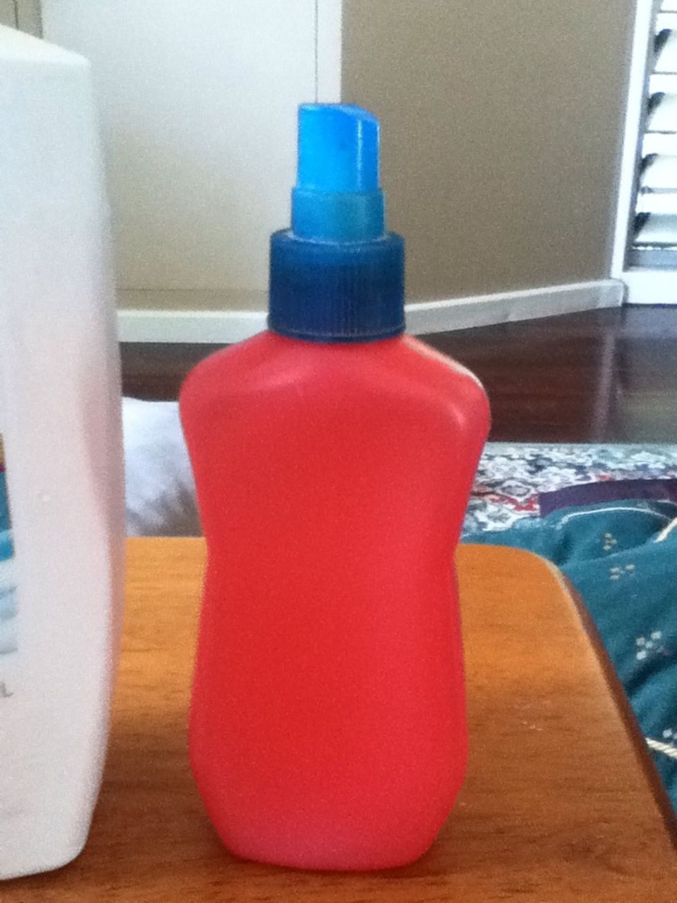 Empty spray bottle