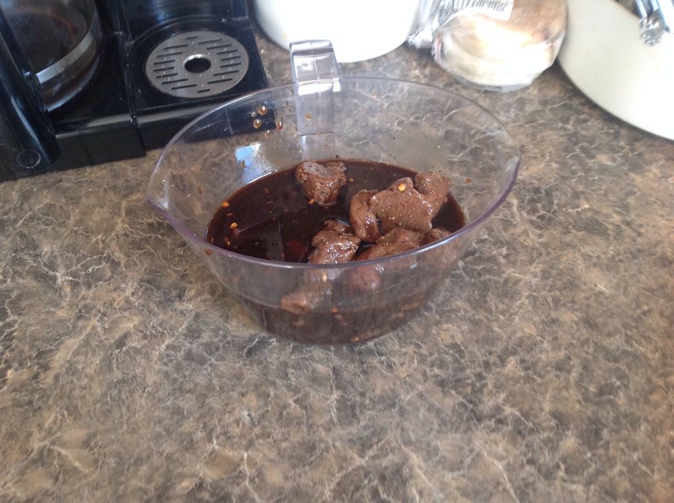 Empty the bag into a bowl.