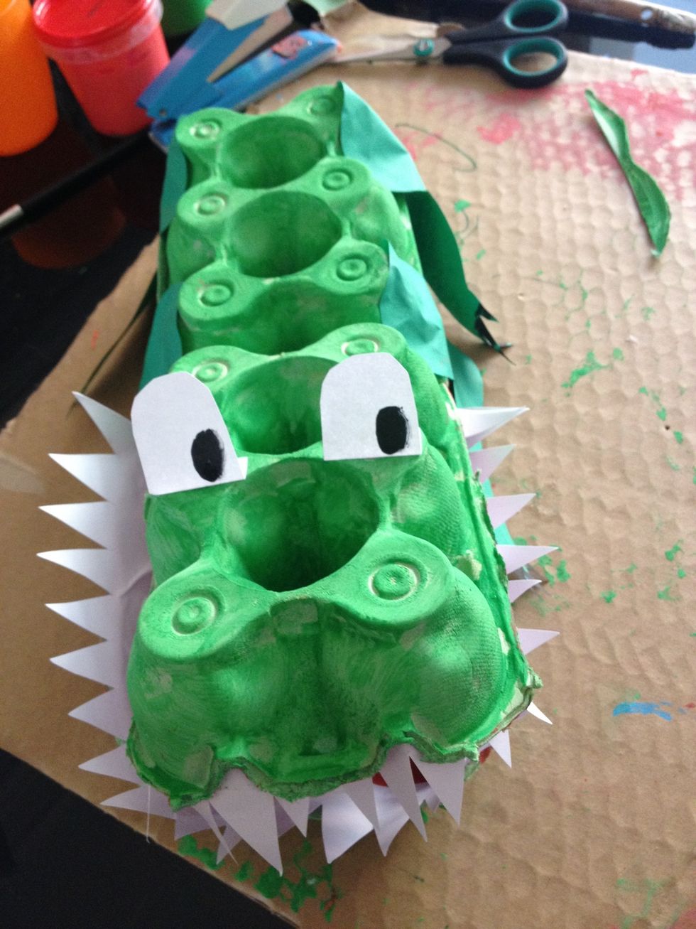 ... en leuk rechtop op z'n kop plakken!