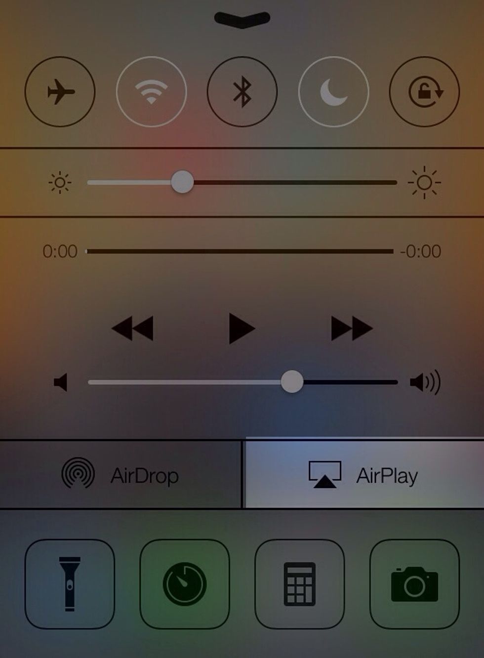 Enable AirPlay to send audio or video to your Apple TV, Airport Express or other AirPlay devices.