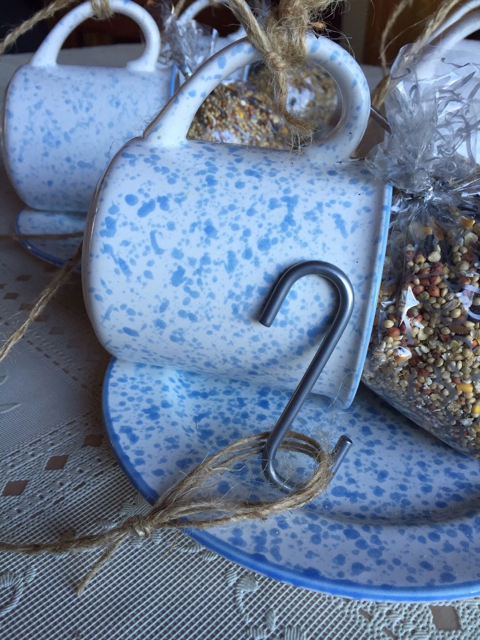 Enclose a hook if you'd like, which will make it easier for hanging.