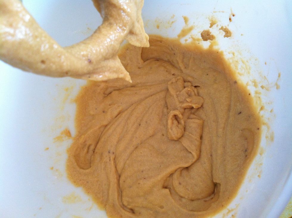 End mixture should look like so