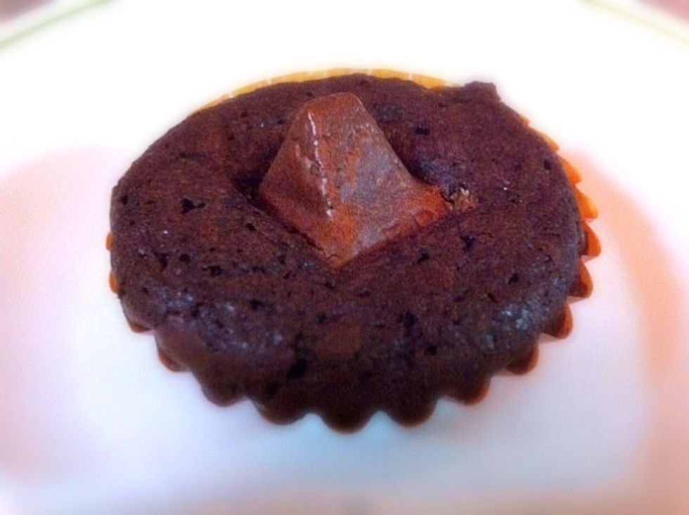 End product : A delicious cup-brownie