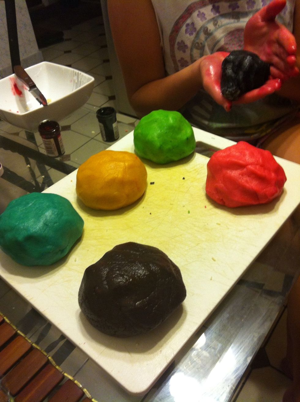 End result - choose your colours!