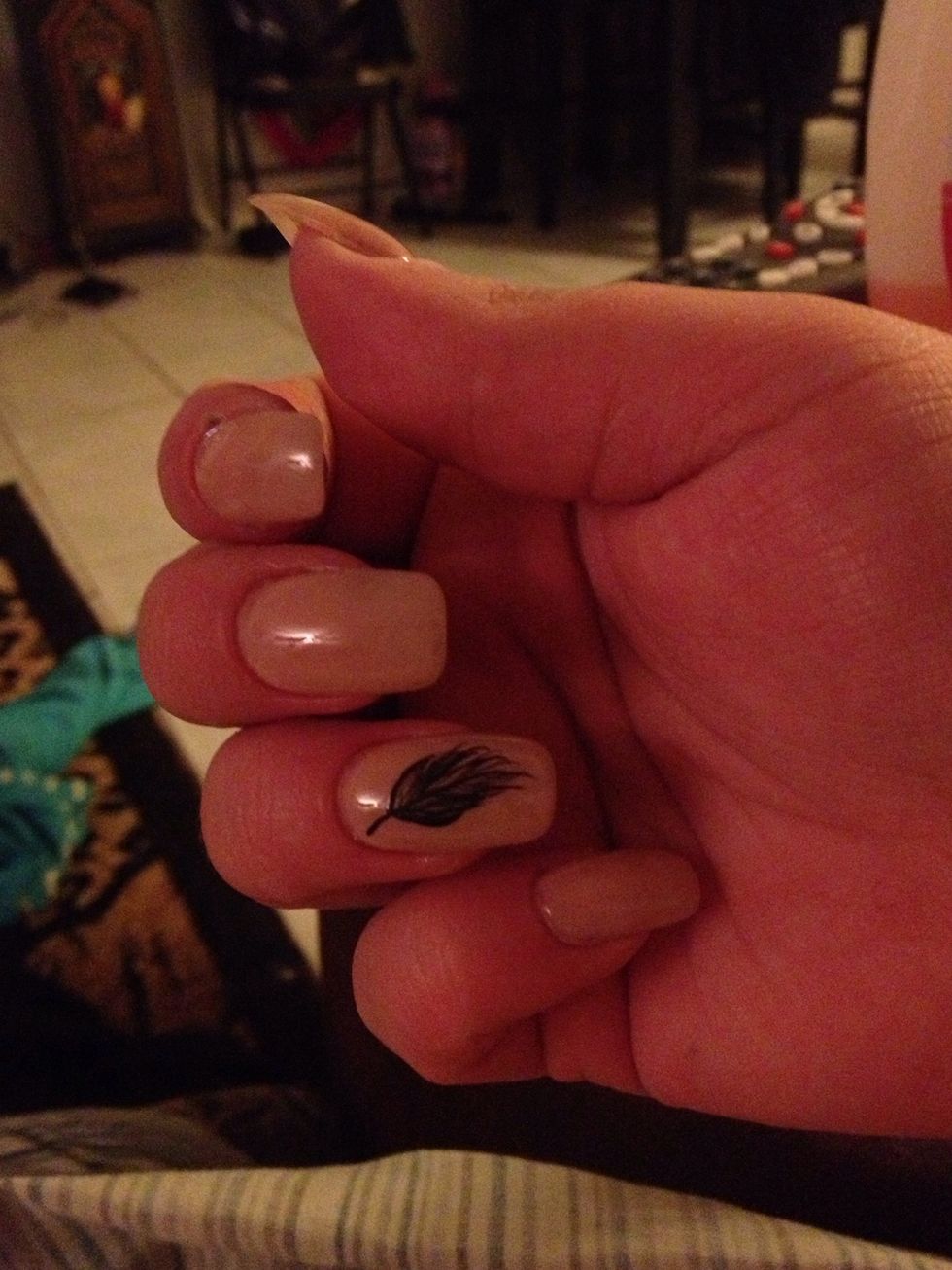 End with small lines toward the top. Maybe try drawing this in paper first with a pencil. Using the pencil lightly against your paper. It's great practice!