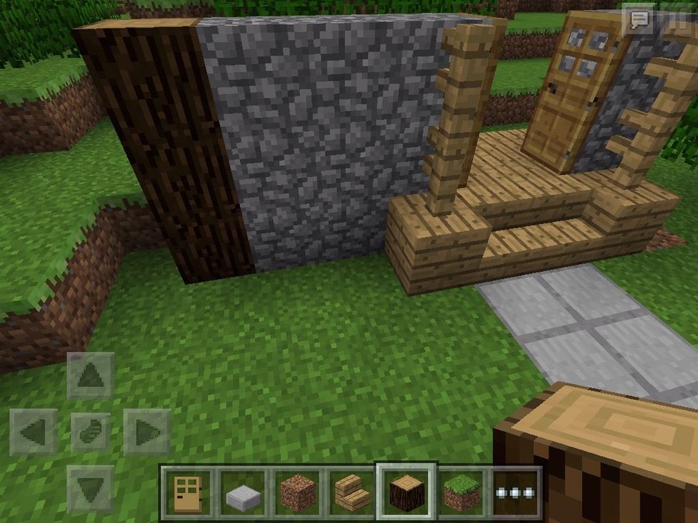 End with wood I like the dark best but it's up to you