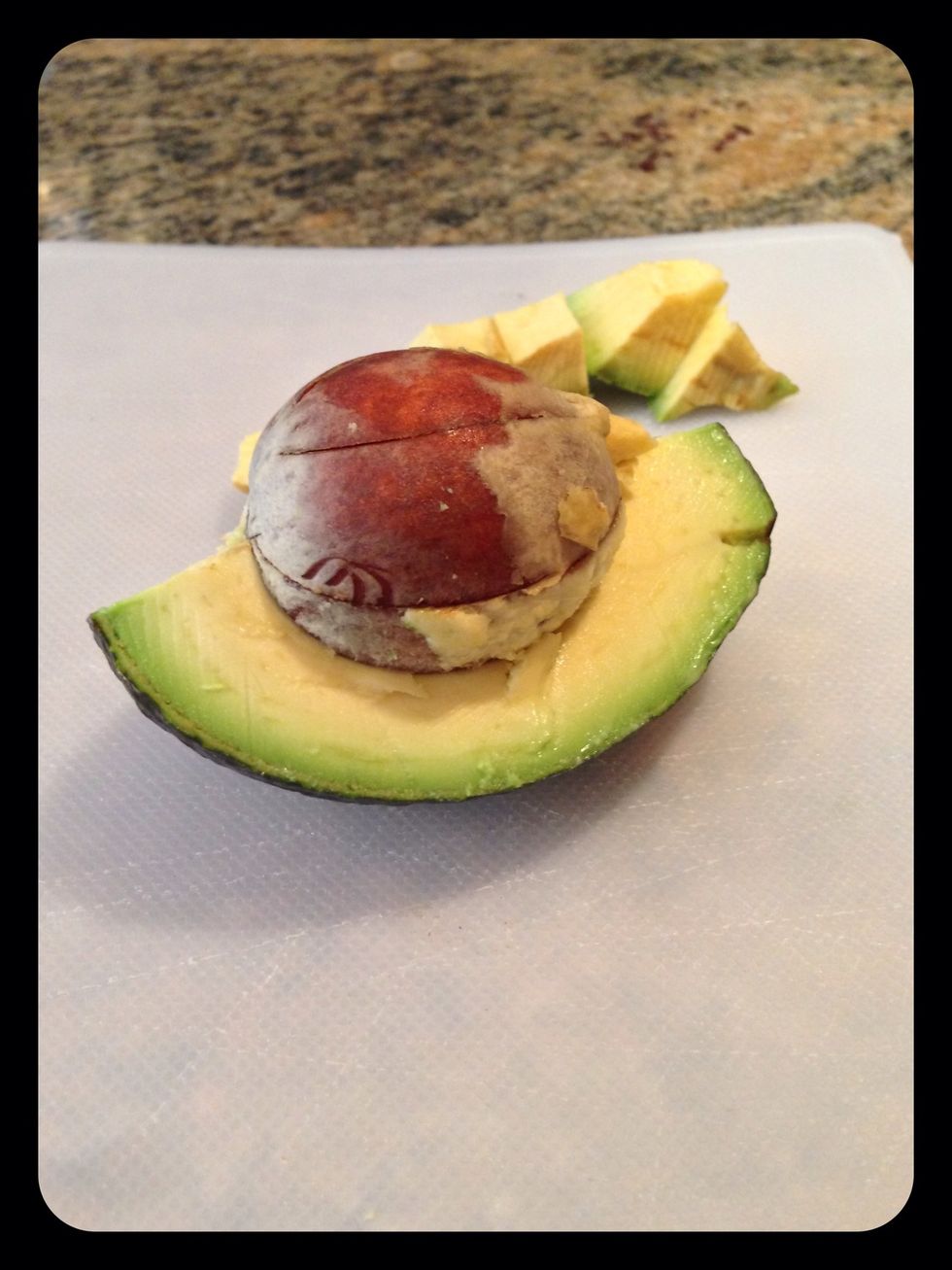 Enjoy a delicious avocado!