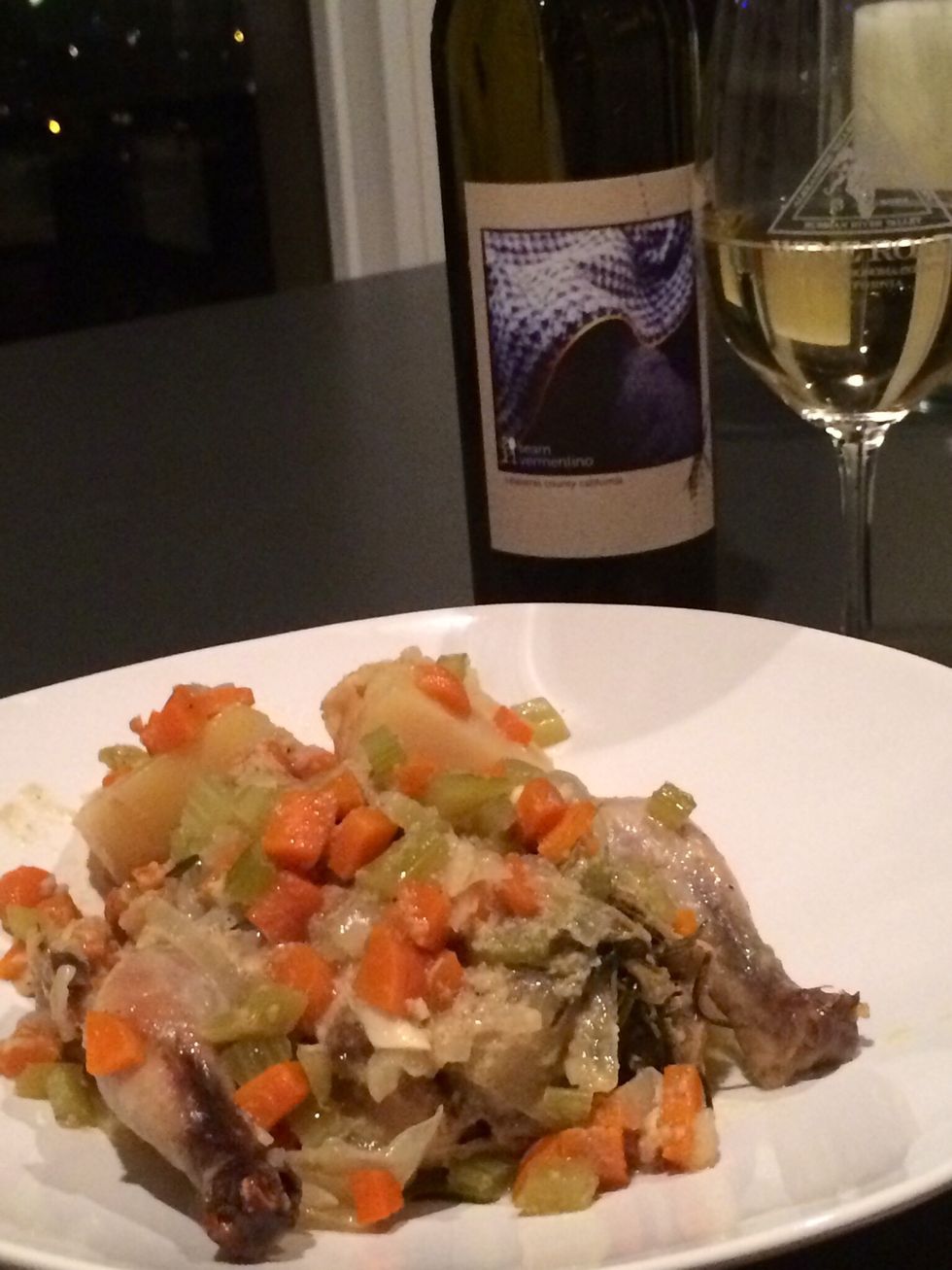 Enjoy and serve with your favorite wine. Bon appetite!