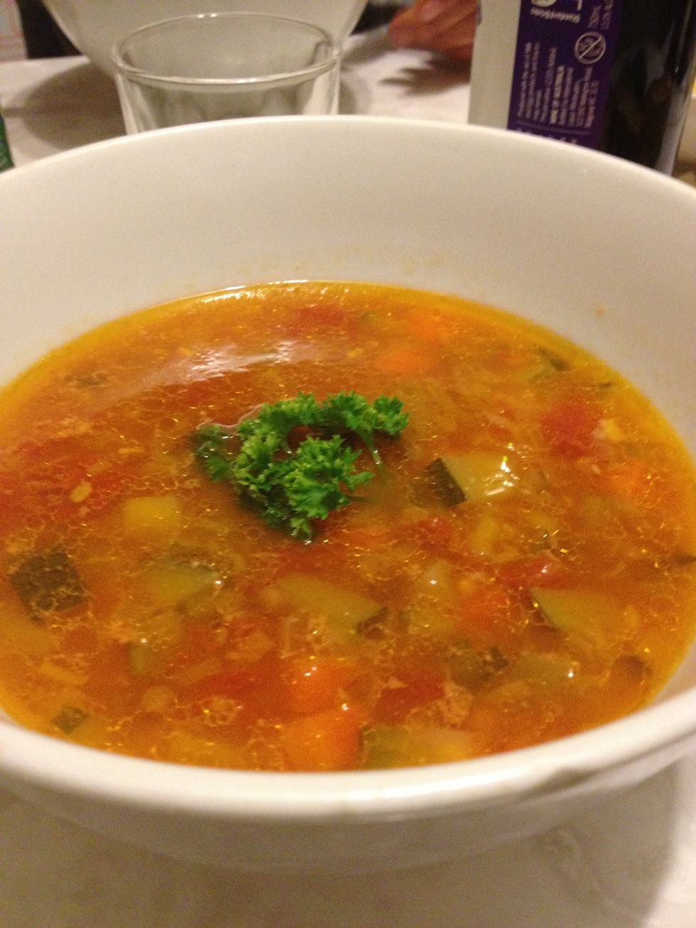 Enjoy! I'm not a massive soup enthusiast, and neither are my parents, but this was soooo good. And so full of flavour.