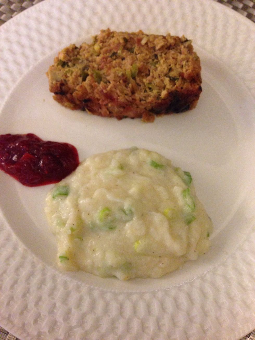 Enjoy it with my meatloaf with cranberry sauce