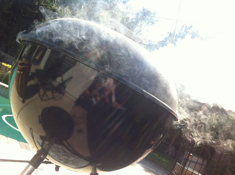 Enjoy the aroma of wood smoke.. If you have a girlfriend or wife, you might wanna stay away from the smoke or they might not appreciate the way you smell after the session..