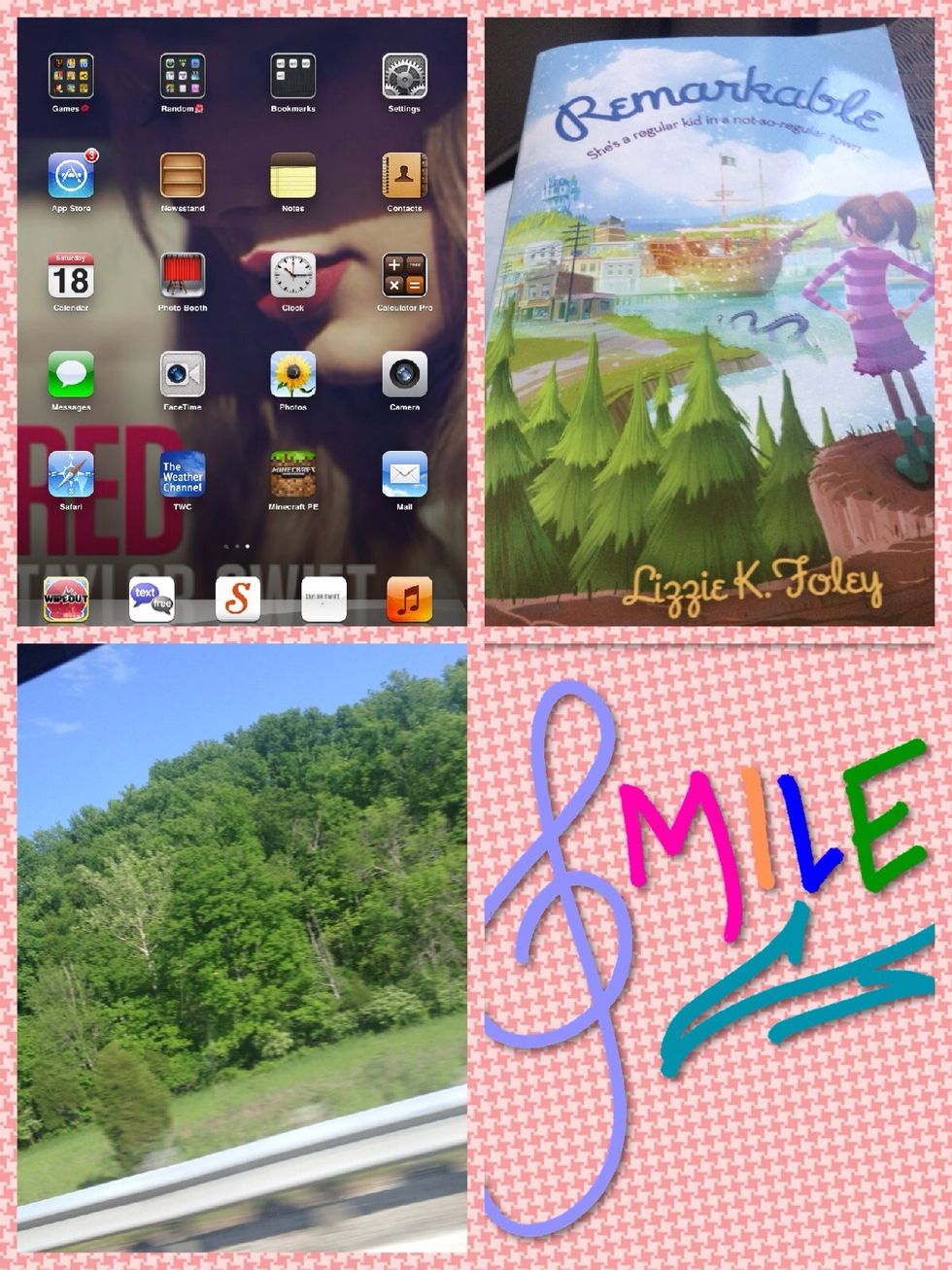 Enjoy the car ride! You can read, play on a device, take in the sights, and talk to your friends and family in the car. Make it fun and you'll be there before you know it!\u263a