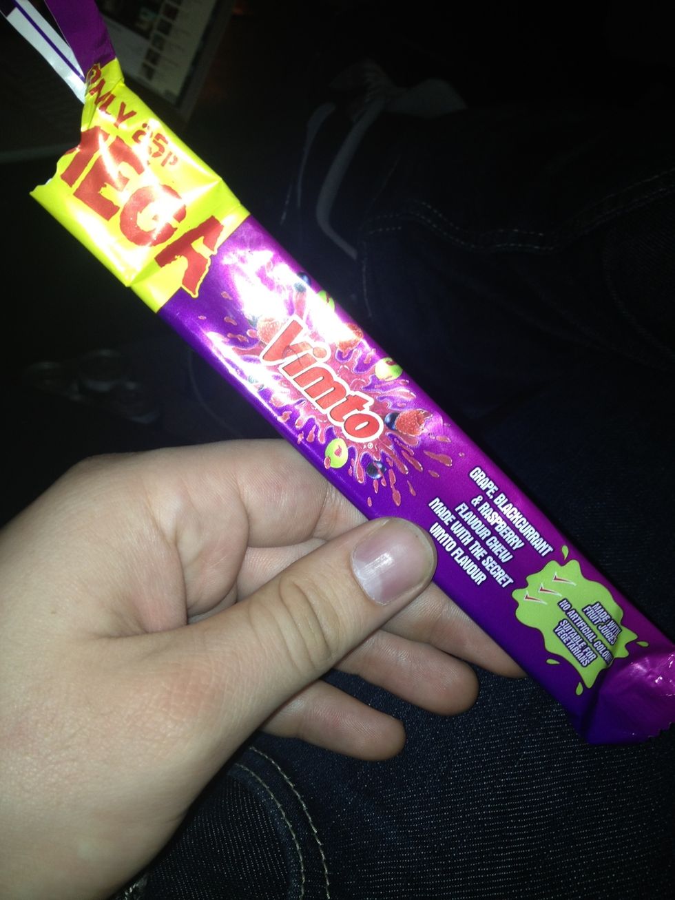 Enjoy the sweetie you bought as a reward for leaving your house in the horrible weather.