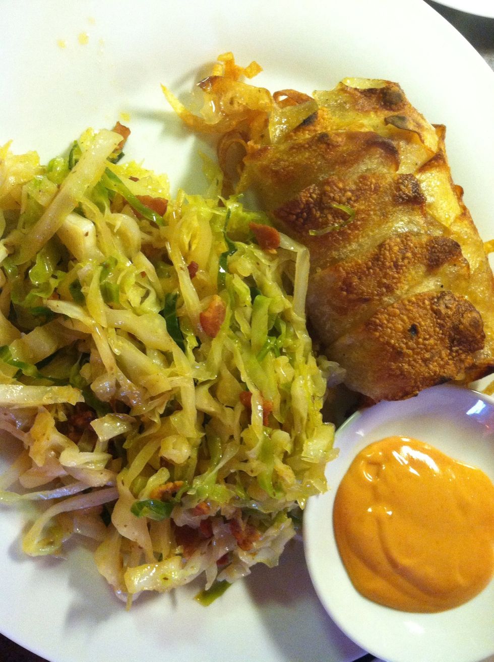 Enjoy. We'll talk about that Potato Crusted Cod Loin later.