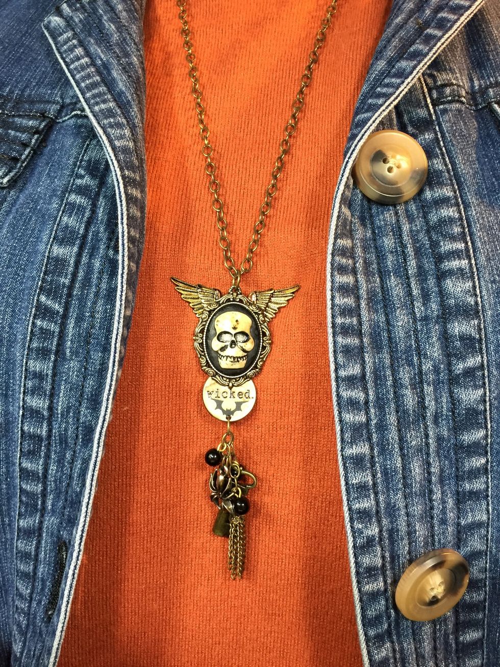 Enjoy wearing a fun, one-of-a-kind seasonal necklace!