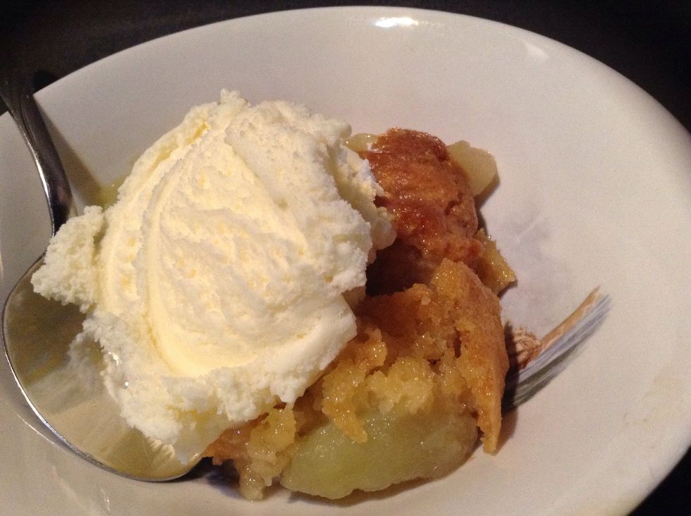 Enjoy with ice-cream and/or cream!