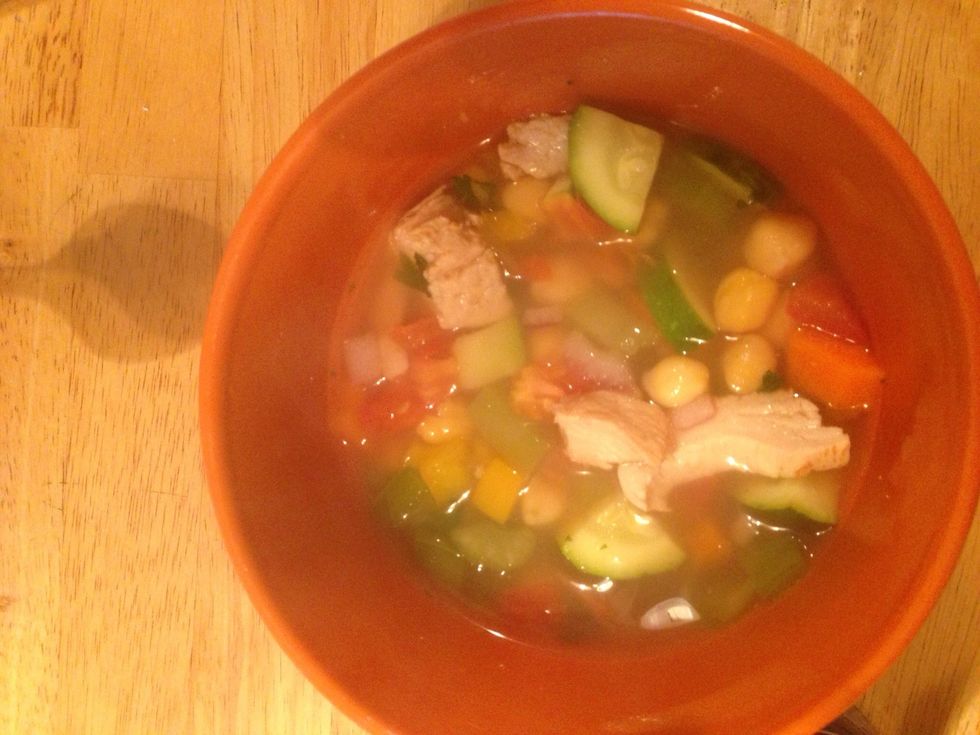 Enjoy with your favorite garnish.