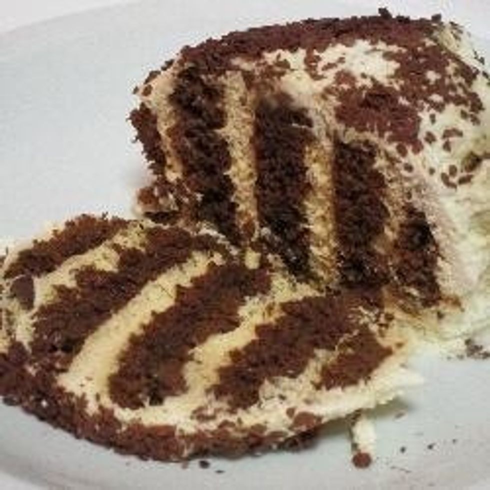 enjoy your amazing chocolate ripple cake!!