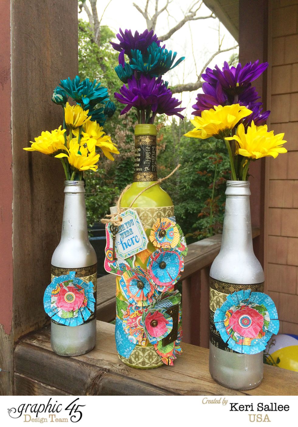 Enjoy your beautiful centerpiece!!